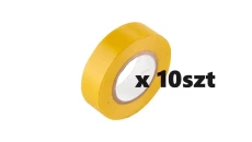Taśma izolacyjna żółta 25m 10-pak /opak = 10szt/