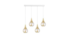 Lampa wisząca 4xE27 LACRIMA WHITE