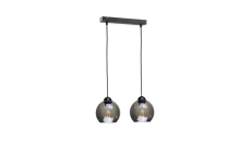 Lampa wisząca nowoczesna 2xE27 YUNO BLACK