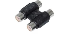Gniazdo 2RCA-2RCA podwójne lornetka Cinch RCA