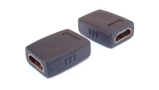 Gniazdo HDMI podwójne złocone HQ, łącznik kabli HDMI