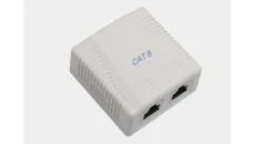 Gniazdo modularne natynkowe 2xRJ-45 kat.6 8p8c złącze Krone