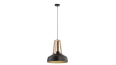 Lampa wisząca loftowa 1xE27 TRIX BLACK 112