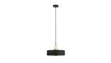 Lampa wisząca nowoczesna 1xE27 EOS BLACK/GOLD