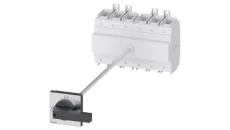 Rozłącznik główny 6P 160A 75kW AC23A 400V montaż na płycie z wałkiem pokrętło czarne piórkowe 4 otwory 3LD2318-3VK11