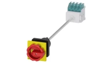 Rozłącznik główny/awaryjny 3P+N 16A 7.5kW AC23A 400V montaż na płycie z wałkiem pokrętło otwór centralny 22.5 mm 3LD2044-1TL53