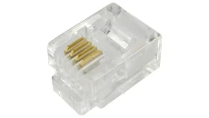 Wtyk telefoniczny RJ-11 6p4c /opak = 100szt/