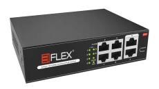 Switch PoE Eiflex EI-H1064PL 4xPoE 6xFE 2xUplink niezarządzalny, 10/100Mb/s, 65W