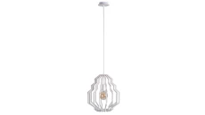 Lampa wisząca nowoczesna drewno 1xE27 RUFO