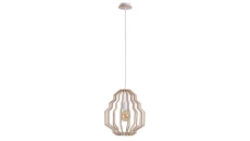 Lampa wisząca nowoczesna drewno 1xE27 RUFO NATURAL