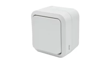 Łącznik uniwersalny pojedynczy natynkowy Aqua Pro IP55 biały / 60220