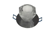 Downlight LED kryształ 4 1*3W biały zimny