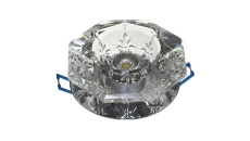 Downlight LED kryształ 9 1*3W biały zimny