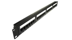 Patch panel 24-port UTP6 1U 19iquot/br bez półki krone LS