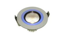Downlight LED COB CALON 7W+3W biały ciepły+niebi-