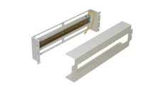 Panel dystrybucji napięć 19iquot/br 3U RAL7035