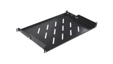 Półka regulowana 19iquot/br 1U głębokość 350mm V RAL9004