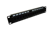 Patch panel 12-port UTP6 1U 10iquot/br złącza krone