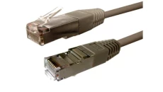 Kabel patchcord FTP5E 5,0m szary