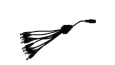 Rozgałęźnik zasilania DC 1gn./8wt. 2,5/5,5 25cm