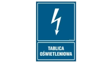 ZNAK - HG048 Tablica oświetleniowa 70 x 105 cm FN - Folia samoprzylepna