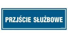 ZNAK - NC048 Przejście prywatne 60 x 20 cm PN - Płyta 1mm