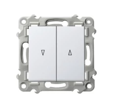 SZAFIR Łącznik żaluzjowy z blokadą mechaniczną biały ŁP-7ZB/m/00