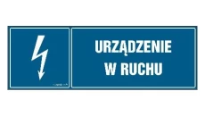 ZNAK - HH056 Główny wyłącznik maszyny 45 x 15 cm PN - Płyta 1mm