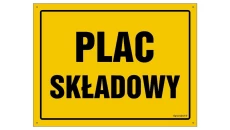 ZNAK - OA126 Plac składowy 60 x 43 cm FN - Folia samoprzylepna