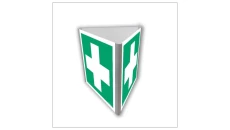 ZNAK - AE803 Pierwsza pomoc medyczna (3D dościenny) 15 x 15 cm PN - Płyta 1mm