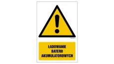 ZNAK - GF044 Ładowanie baterii akumulatorowych - opakowanie 10 sztuk 5 x 7,5 cm PN - Płyta 1mm