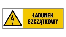 ZNAK - HB011 Ładunek szczątkowy 20 x 6,7 cm PN - Płyta 1mm