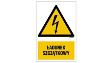 ZNAK - HA011 Ładunek szczątkowy 30 x 45 cm PN - Płyta 1mm