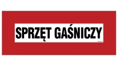 ZNAK - BC113 Sprzęt gaśniczy 54 x 21 cm TS - Płyta TD foto.