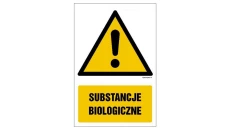 ZNAK - GF047 Substancje biologiczne 15 x 22,5 cm KS - Folia podłogowa foto.