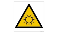 ZNAK - GE019 Uwaga próżnia 50 x 50 cm TS - Płyta TD foto.