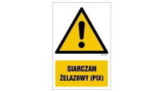 ZNAK - GF055 Siarczan żelazowy (PIX) 35 x 52,5 cm FN - Folia samoprzylepna