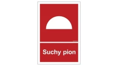 ZNAK - BB006 Suchy pion 50 x 74 cm FN - Folia samoprzylepna