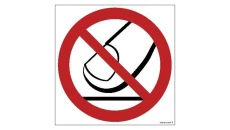 ZNAK - GB024 Nie dotykać 35 x 35 cm KN - Folia podłogowa