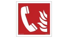 ZNAK - BF006 Telefon bezpieczeństwa 15 x 15 cm PN - Płyta 1mm