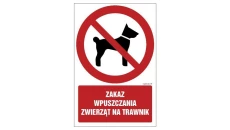 ZNAK - GC067 Zakaz wstępu z lodami 50 x 75 cm FN - Folia samoprzylepna