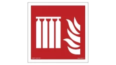 ZNAK - BF008 Bateria stałego urządzenia gaśniczego 10 x 10 cm KN - Folia podłogowa