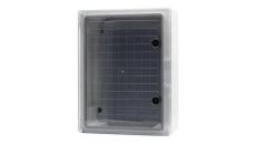 Szafa z tworzywa 300x400x195 mm IP65 drzwi przeźroczyste
