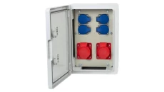 Rozdzielnica budowlana RB-250 - gniazda 2x16A 5p, 4x230V