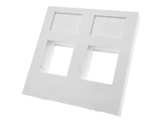 Adapter 45x45 2xRJ45 (płaski) ALANTEC