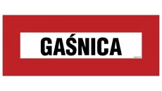 ZNAK - BC109 Gaśnica 36 x 14 cm FN - Folia samoprzylepna