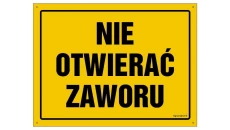 ZNAK - OA176 Dopuszczalne obciążenie 250 kg/m2 30 x 21,5 cm BN - Płyta żółta 0,6mm
