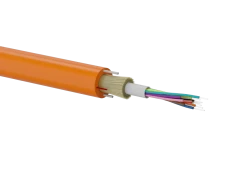 Kabel światłowodowy OS2 zewnętrzny DAC do układania w ziemi, pomarańczowy SM 4J 9/125 G652D Fca PE ALANTEC /bębnowy/