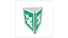 ZNAK - AE808 Stłuc aby uzyskać dostęp (3D dościenny) 20 x 20 cm PS - Płyta 1mm foto.