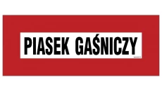 ZNAK - BC103 Piasek gaśniczy 36 x 14 cm TS - Płyta TD foto.